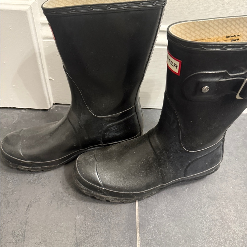 Hunter Black Original Tall Boots - Picture 4 of 4